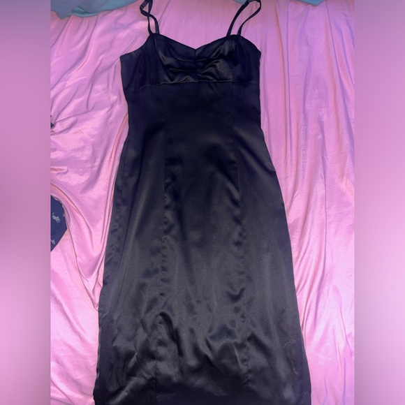 Midi black dress - Picture 1 of 3
